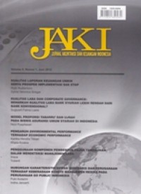 Jurnal Akuntansi dan Keuangan Indonesia (JAKI)- Vol. 9, Nomor 2, Desember 2012