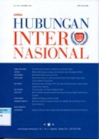 Jurnal Hubungan Internasioal, Vol. 4 No. 2 October 2015