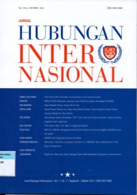 Jurnal Hubungan Internasional; Vol. 5 No. 1 April 2016