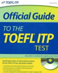 Official Guide to The TOEFL ITP Test + CD