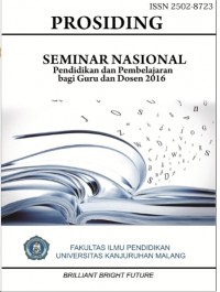 Prosiding Seminar Nasional Pendidikan dan Pembelajaran bagi Guru dan Dosen 2016