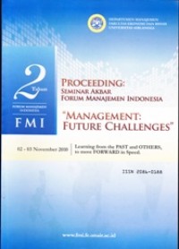 Proceeding: Seminar Akbar Forum Manajemen Indonesia 
