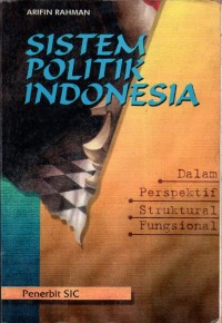 Sistem Politik Indonesia Dalam Perspektif, struktur, Fungsional
