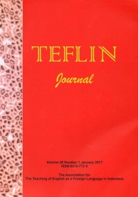 Journal TEFLIN : A Publication on the teaching and learning of english