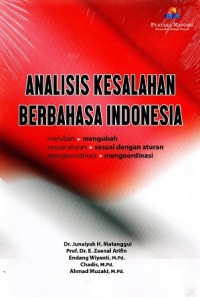 Analisis kesalahan berbahasa indonesia