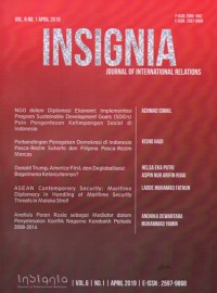 INSIGNIA; Journal of International Relations, Vol. 6 No. 1 April 2019