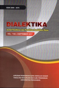Disabo Berbasis KOMIK Sebagai Media Pendidikan Kebencanaan di Sekolah Dasar Peningkatan (dalam jurnal Dialektika vol. 7 no. 2 September 2017)