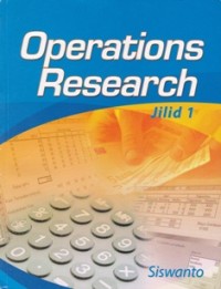Operations Research; Jilid 1