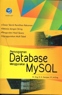 Pemrograman Database menggunakan MYSQL