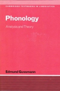 Phonology: Analysis And Theory