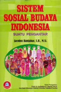 Sistem Sosial Budaya Indonesia Suatu Pengantar