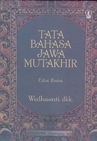 Tata Bahasa Jawa Mutakhir