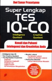 SUPER LENGKAP TES IQ-CO; kenali dan pahami intelegensi dan kreativitas anda