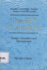 The ELT Curriculum; Design, Innovation and Management